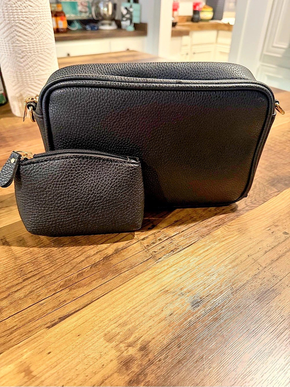 Black Crossbody Bag Set Like New